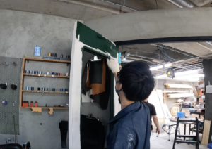 工房に事務所を新設｜設計から施工まで自社で手がけました。