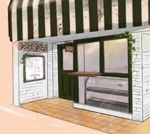 阿佐ヶ谷のケーキ屋さん「CINQ JOURS」施工