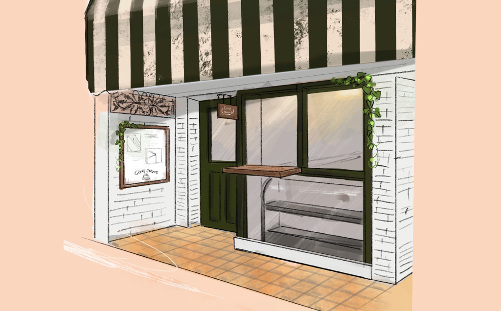阿佐ヶ谷のケーキ屋さん「CINQ JOURS」施工