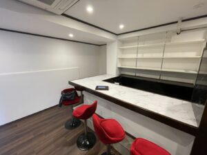 動線と手仕事を味わう、創作和食「小料理 つばめ」の空間づくりを担当